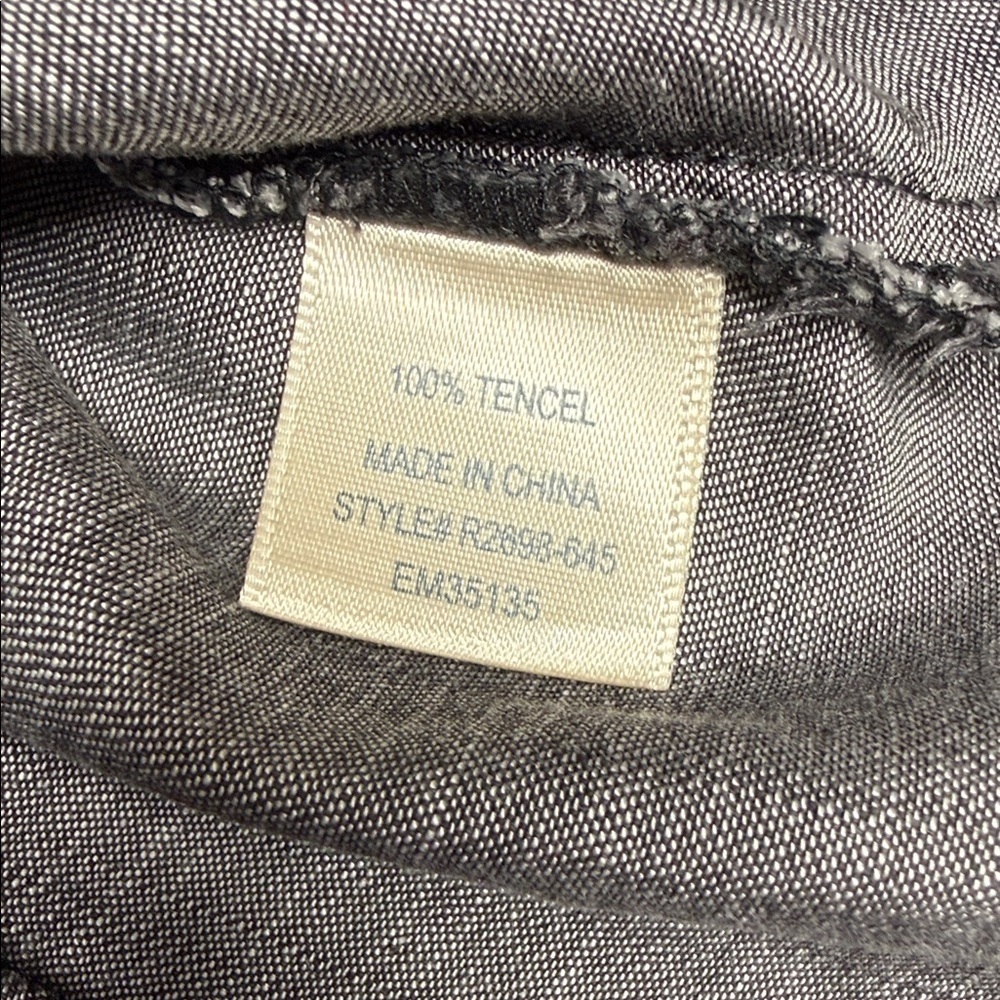 Bella Dahl Charcoal Button Down Shirt - Picture 6 of 7